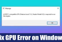 How to Fix 'D3D11 Compatible GPU Is Required' Error in Windows