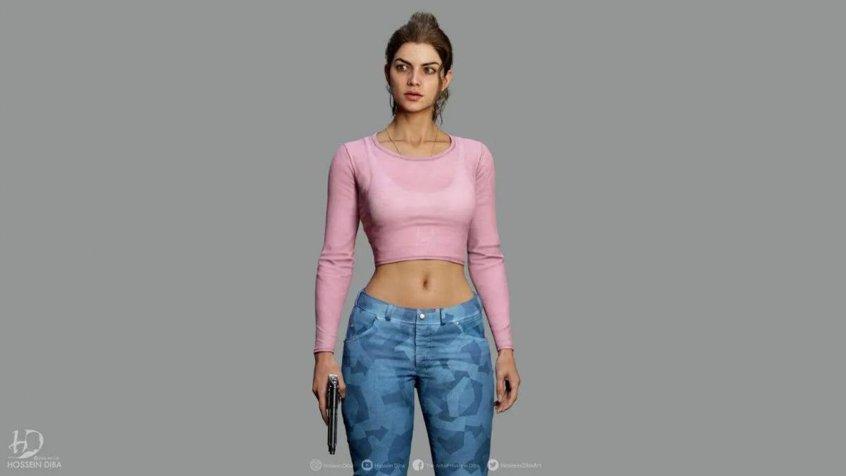 GTA 6 Female Character Lucia's 3D Models Showed Her First Look