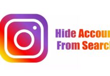 How to Hide Instagram Account from Search