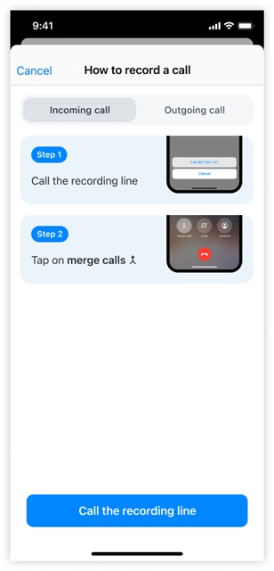 Record Phone Calls on iPhone with TrueCaller