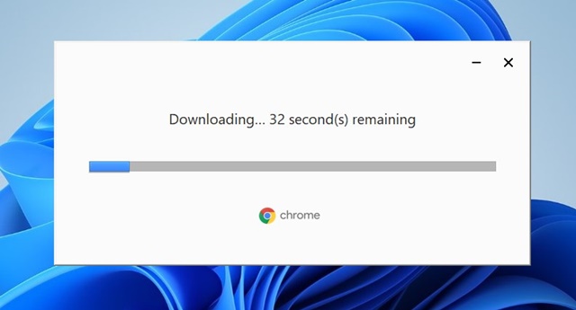 Programme d'installation de Chrome