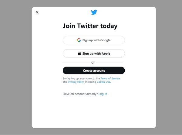 Create another Twitter Account
