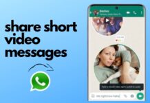 Whatsapp share short video messages