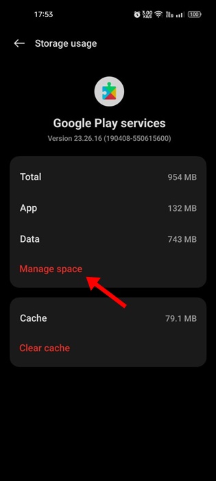 Manage Space