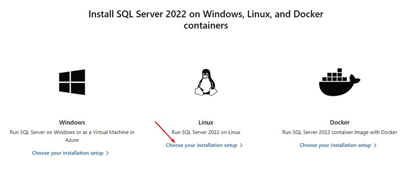 Instale o SQL Server 2022