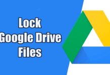 Lock Google Drive Files