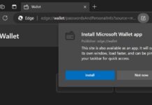 Microsoft Edge Gets Wallet Feature In Windows 11