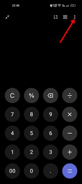 Come controllare la cronologia della calcolatrice su Android