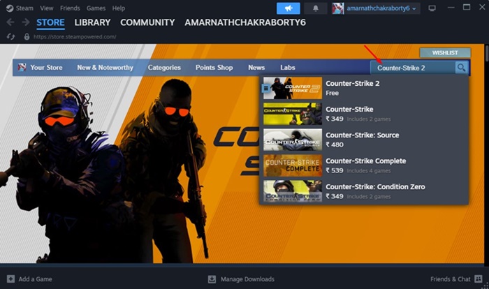 Download Counter Strike 2 Steam