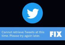How to Fix Cannot Retrieve Tweets at This Time