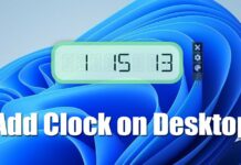 How to Add Clock on Desktop in Windows 11 (3 Methods)