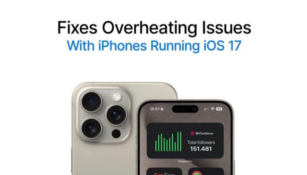 Az Apple javítja a túlmelegedést az iOS 17.0.3 frissítéssel az iPhone Pro készülékeken