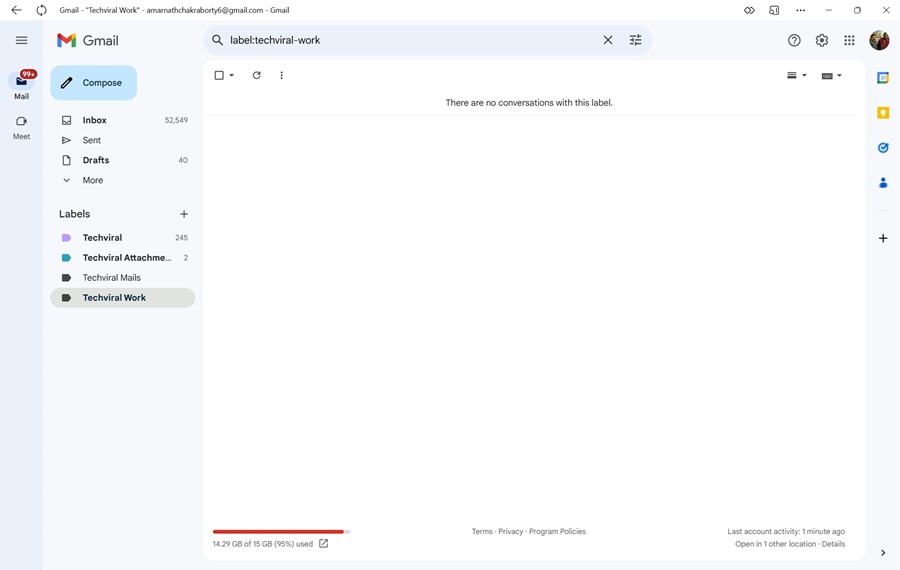 installa Gmail come app web progressiva