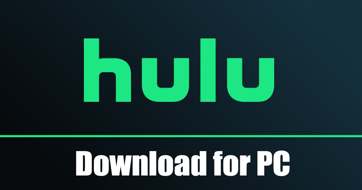 download hulu pc