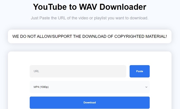 YouTube Videolarını WAV’a Dönüştürme (YouTube’dan WAV’a Dönüştürücü)