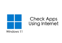 How to Check Apps Using Internet on Windows 11