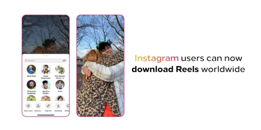 Instagram Users Can Now Download Reels