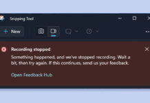 How to Fix 'Recording Stopped' Snipping Tool Error on Windows 11