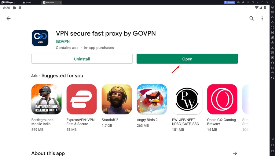 GoVPN app