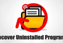 How to Recover Uninstalled Programs on Windows 11?