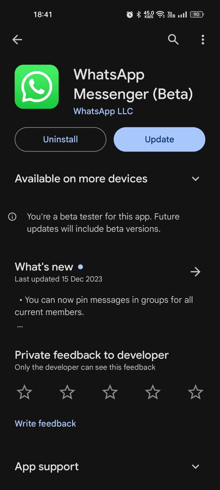 install all pending updates