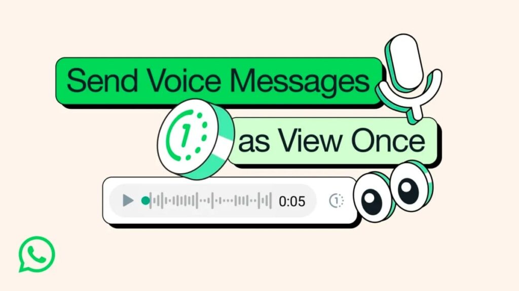 WhatsApp apresenta suporte para mensagens de voz que desaparecem