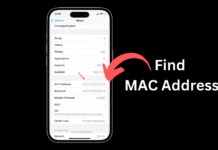 Find MAC Address on an iPhone