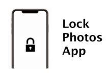 how to lock photos app on iPhone