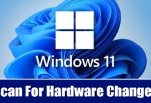 How to Scan for Hardware Changes on Windows