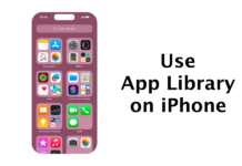 Use App Library on iPhone
