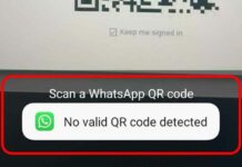 How to Fix 'No Valid QR Code Detected' Error in WhatsApp
