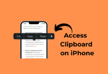Access Clipboard on iPhone