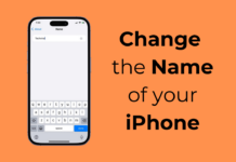 Change the Name of your iPhone