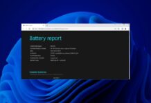 Check Battery Health of Windows 11 laptop