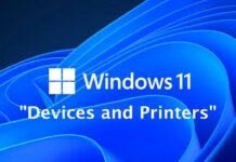 Devices and Printers Windows 11