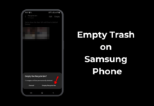 Empty Trash on Samsung Phone