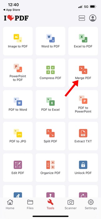 PDF birleştirme