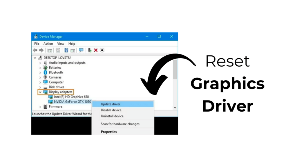 How to Reset Graphics Driver on Windows 11
