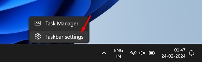 Come abilitare Mostra pulsante Desktop in Windows 11