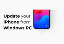 Update your iPhone from Windows PC