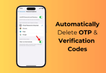 Automatically Delete OTP & Verification Codes on iPhone