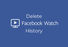 Delete Facebook Video Watch History
