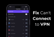 Fix Can't Connect to VPN iPhone