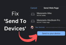 Fix 'Send To Devices' Not Working on Google Chrome