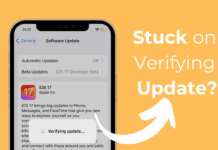 Fix iPhone Stuck on Verifying Update