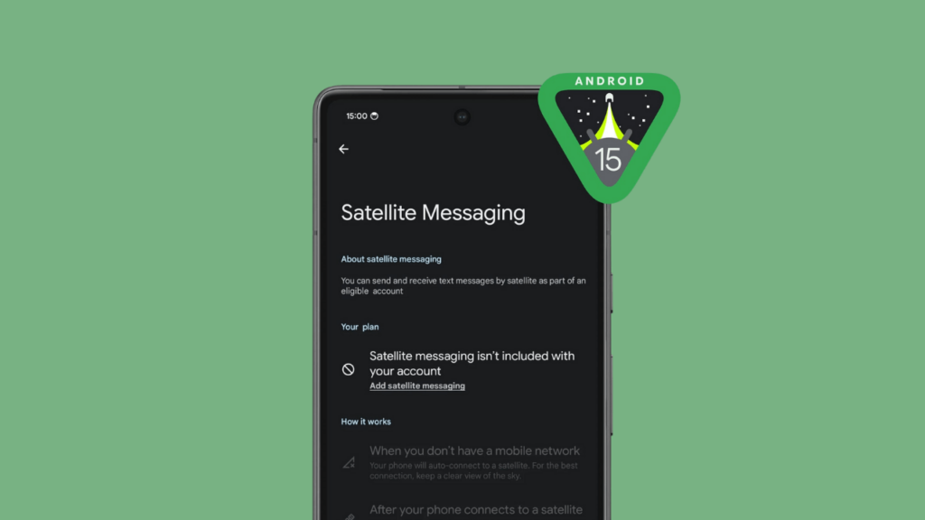 Google kan ta med satellitbaserad sms-funktion till Android 15