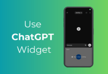 Use ChatGPT Widget on Android