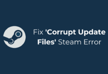 Fix Corrupt Update Files Steam Error