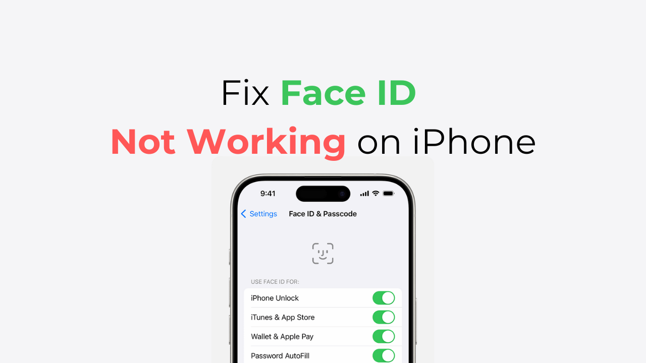 Corrigir o Face ID que não funciona no iPhone