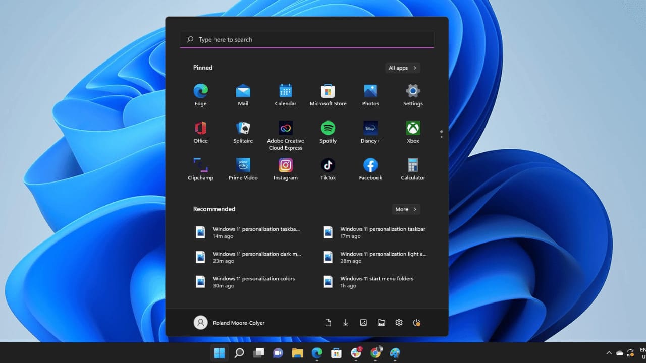 Microsoft could show ads in the Start menu in Windows 11